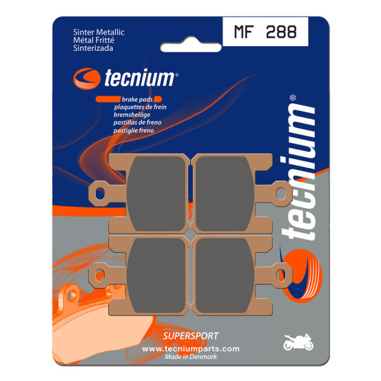 Plaquettes de frein TECNIUM 288 MF