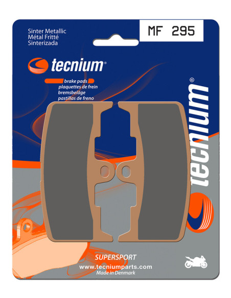 Plaquettes de frein TECNIUM 295 MF
