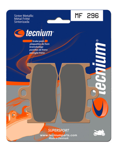 Plaquettes de frein TECNIUM 296 MF