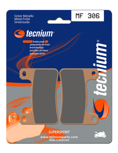 Plaquettes de frein TECNIUM 306 MF