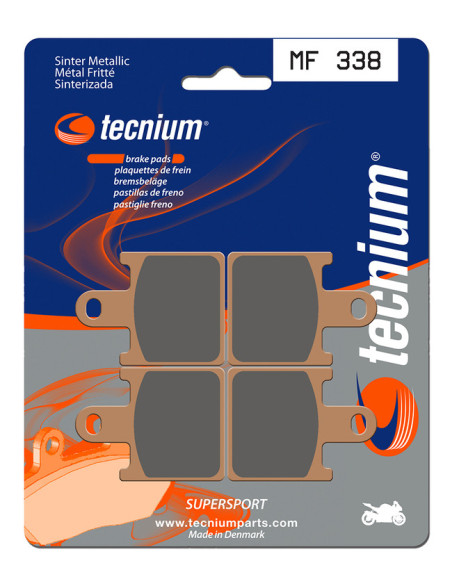 Plaquettes de frein TECNIUM 338 MF