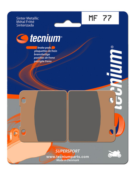 Plaquettes de frein TECNIUM 077 MF