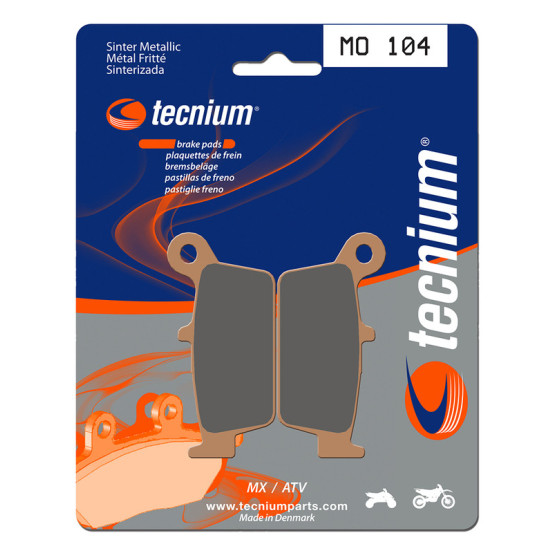 Plaquettes de frein TECNIUM 104 MO