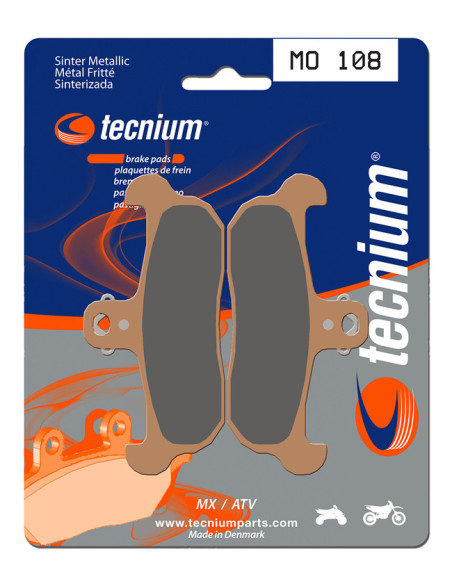 Plaquettes de frein TECNIUM 108 MO