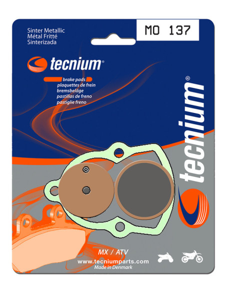 Plaquettes de frein TECNIUM 137 MO