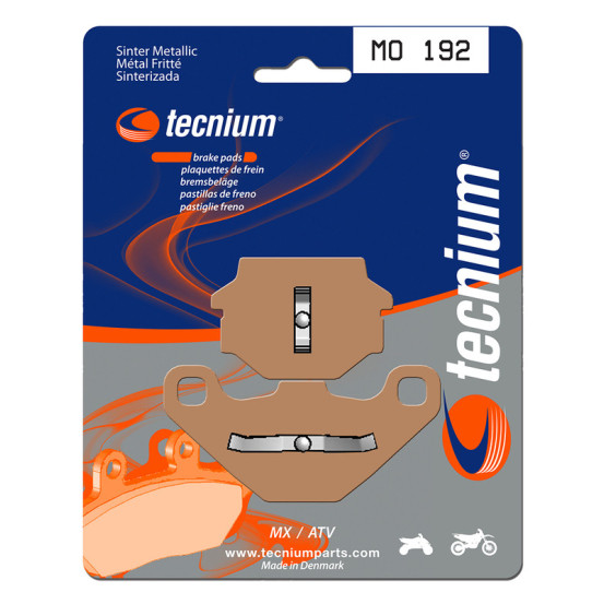 Plaquettes de frein TECNIUM 192 MO