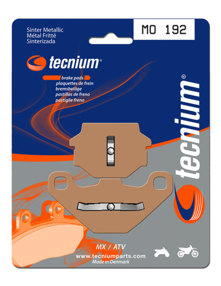 Plaquettes de frein TECNIUM 192 MO