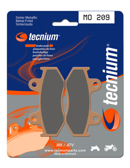 Plaquettes de frein TECNIUM 209 MO