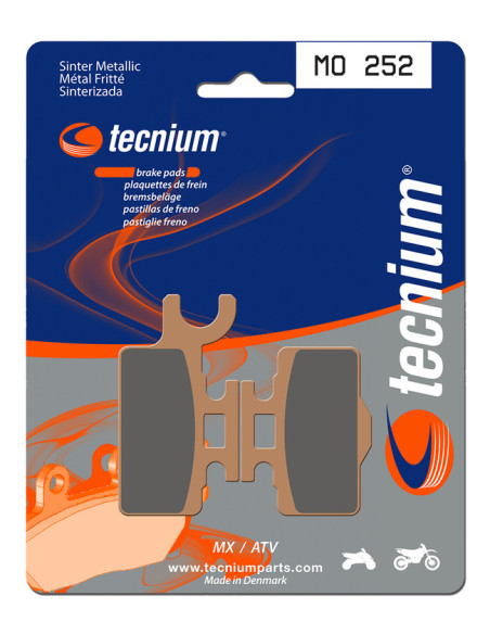 Plaquettes de frein TECNIUM 252 MO
