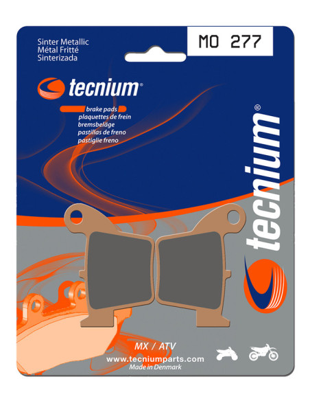 Plaquettes de frein TECNIUM 277 MO
