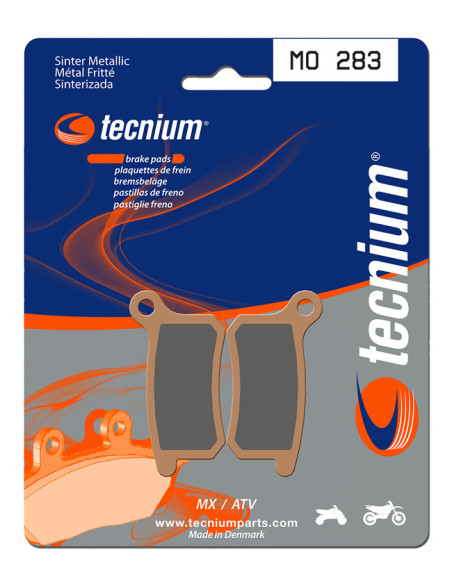 Plaquettes de frein TECNIUM 283 MO