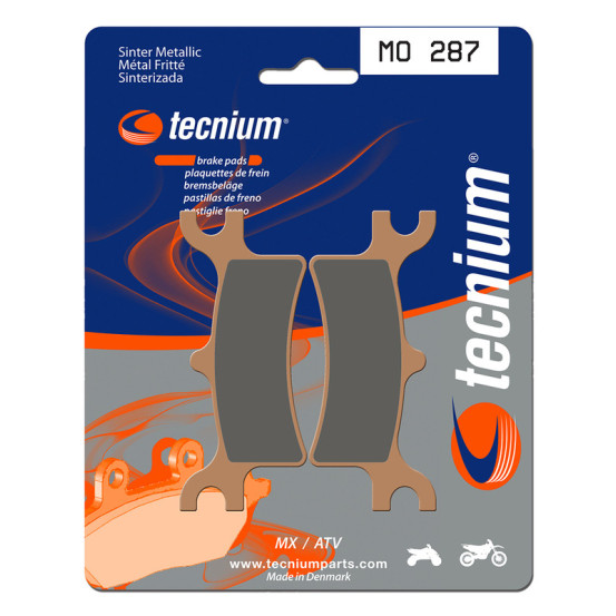 Plaquettes de frein TECNIUM 287 MO