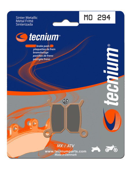 Plaquettes de frein TECNIUM 294 MO
