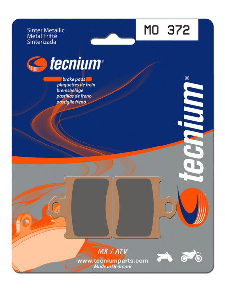Plaquettes de frein TECNIUM 372 MO