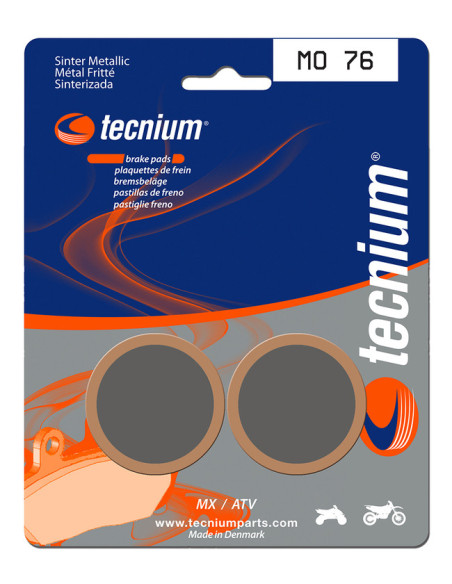 Plaquettes de frein TECNIUM 076 MO