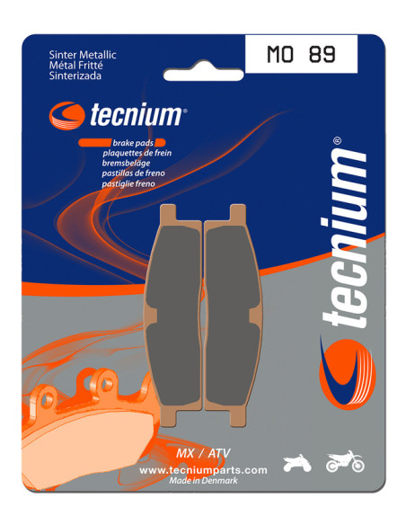 Plaquettes de frein TECNIUM 089 MO