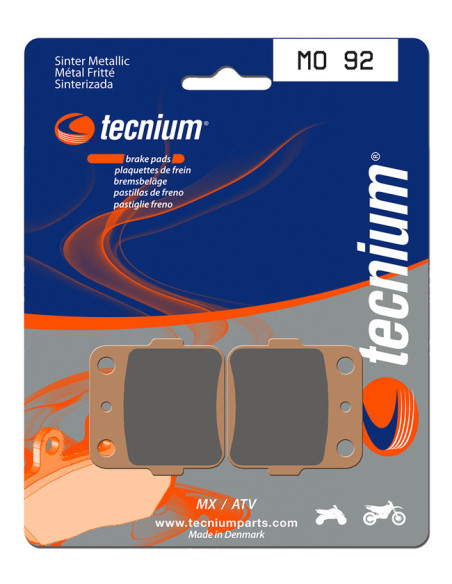Plaquettes de frein TECNIUM 092 MO