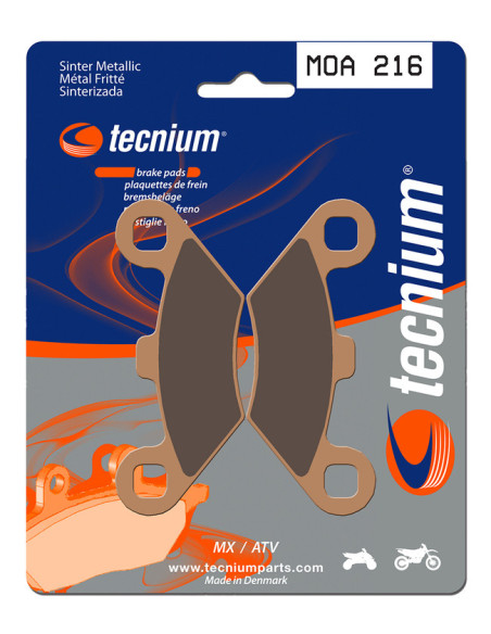 Plaquettes de frein TECNIUM 216 MOA