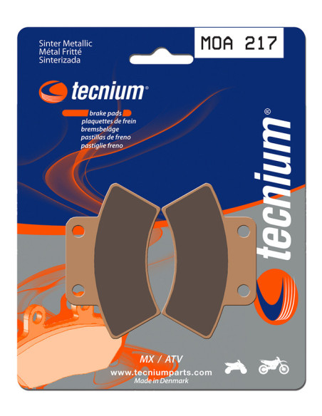 Plaquettes de frein TECNIUM 217 MOA