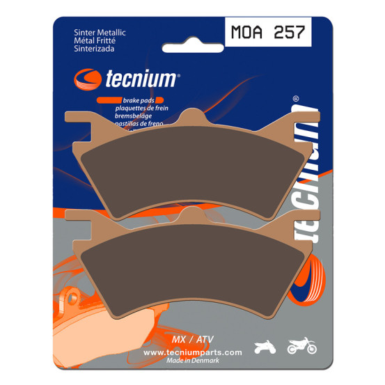 Plaquettes de frein TECNIUM 257 MOA
