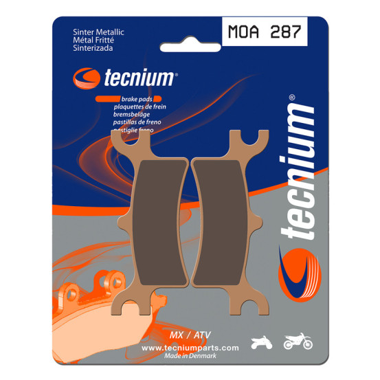 Plaquettes de frein TECNIUM 287 MOA
