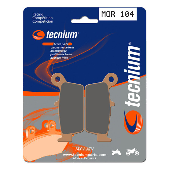 Plaquettes de frein TECNIUM 104 MOR