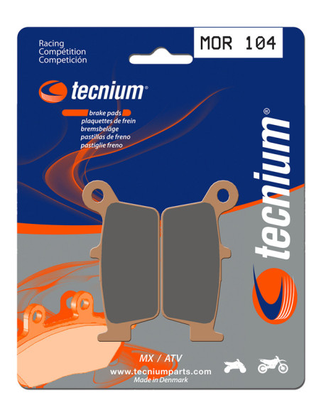 Plaquettes de frein TECNIUM 104 MOR