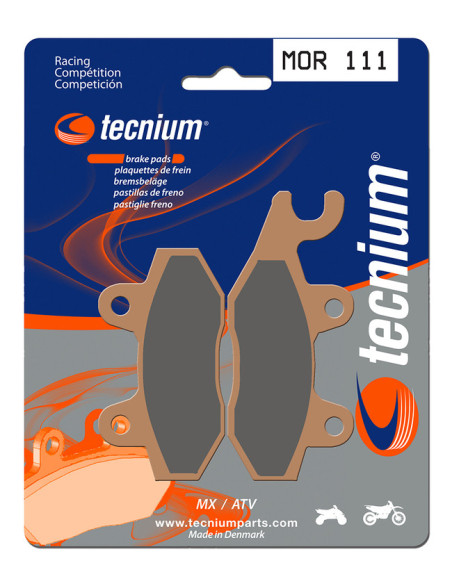 Plaquettes de frein TECNIUM 111 MOR