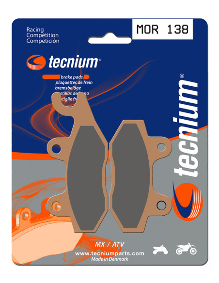 Plaquettes de frein TECNIUM 138 MOR