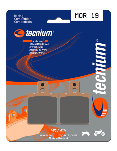 Plaquettes de frein TECNIUM 019 MOR