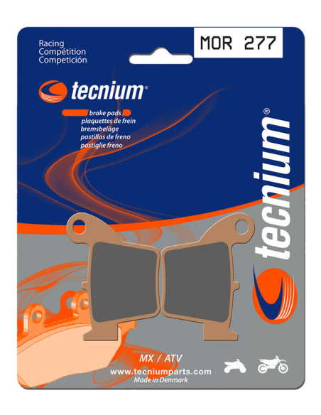 Plaquettes de frein TECNIUM 277 MOR