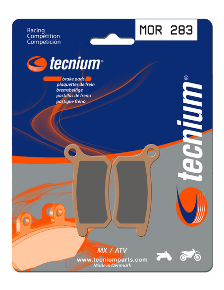 Plaquettes de frein TECNIUM 283 MOR