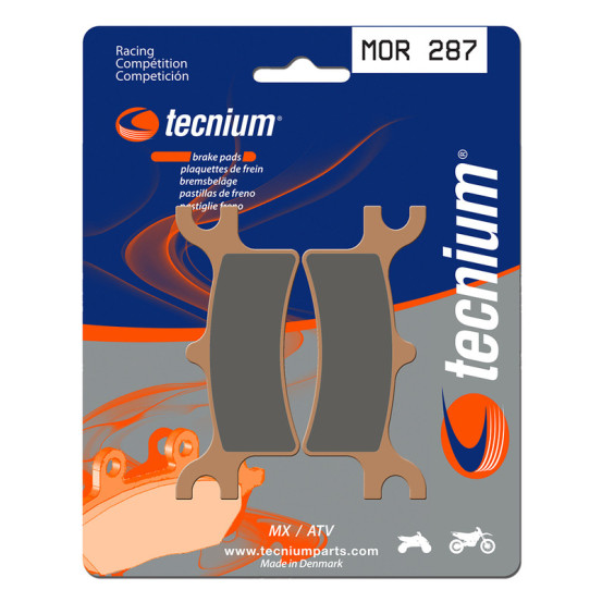 Plaquettes de frein TECNIUM 287 MOR