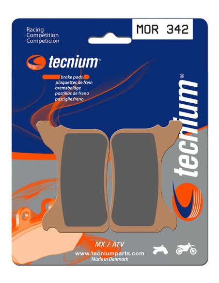 Plaquettes de frein TECNIUM 342 MOR