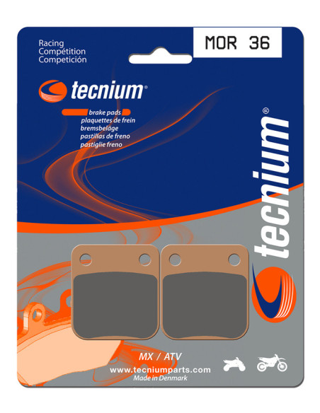 Plaquettes de frein TECNIUM 036 MOR