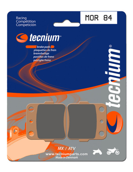 Plaquettes de frein TECNIUM 084 MOR