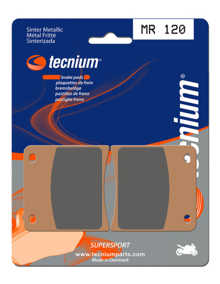 Plaquettes de frein TECNIUM 120 MR
