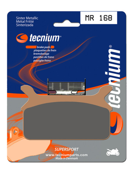 Plaquettes de frein TECNIUM 168 MR