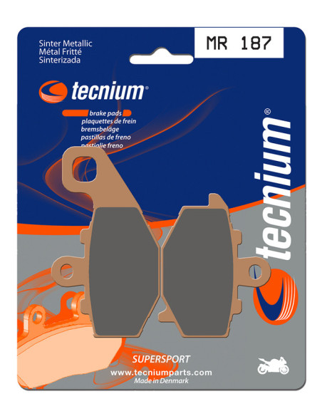 Plaquettes de frein TECNIUM 187 MR