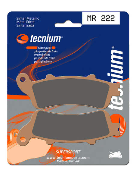 Plaquettes de frein TECNIUM 222 MR