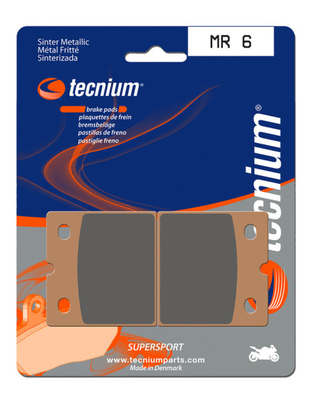 Plaquettes de frein TECNIUM 006 MR
