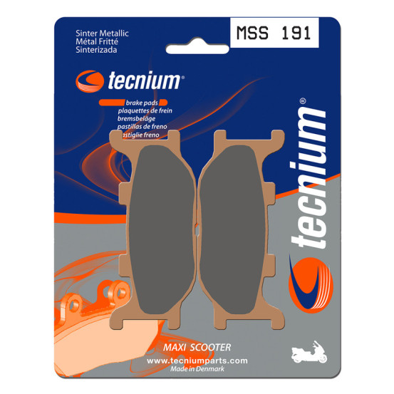 Plaquettes de frein TECNIUM 191 MSS