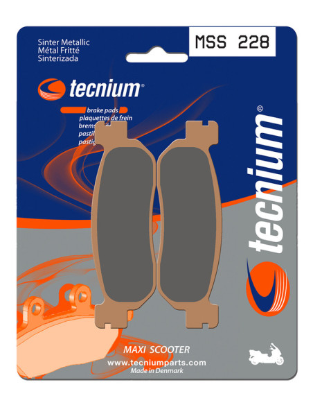 Plaquettes de frein TECNIUM 228 MSS