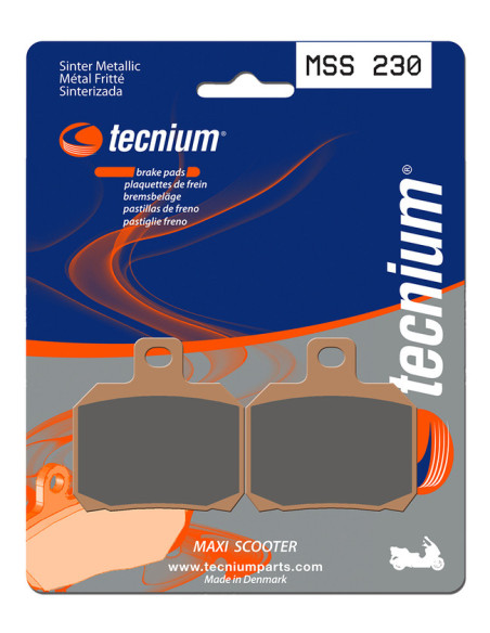 Plaquettes de frein TECNIUM 230 MSS