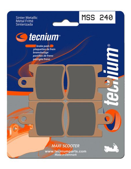 Plaquettes de frein TECNIUM 240 MSS