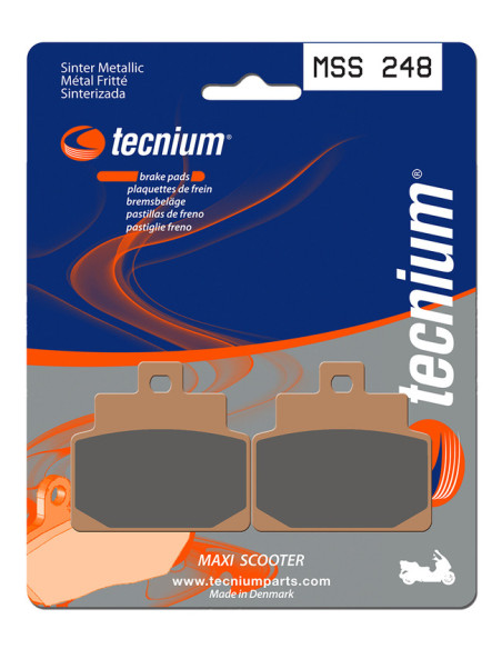 Plaquettes de frein TECNIUM 248 MSS