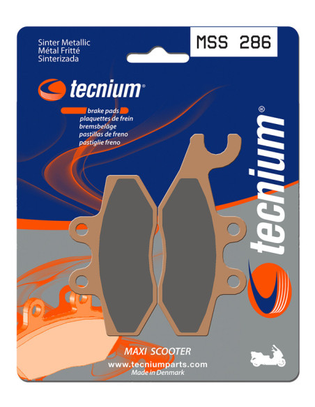 Plaquettes de frein TECNIUM 286 MSS