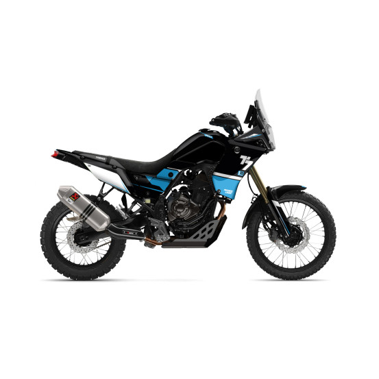 Kit déco 3AS Noir Yamaha 700 Ténéré 2018 - 2023 avec réservoir Acerbis 23l