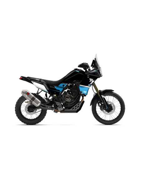 Kit déco 3AS Noir Yamaha 700 Ténéré 2018 - 2023 avec réservoir Acerbis 23l