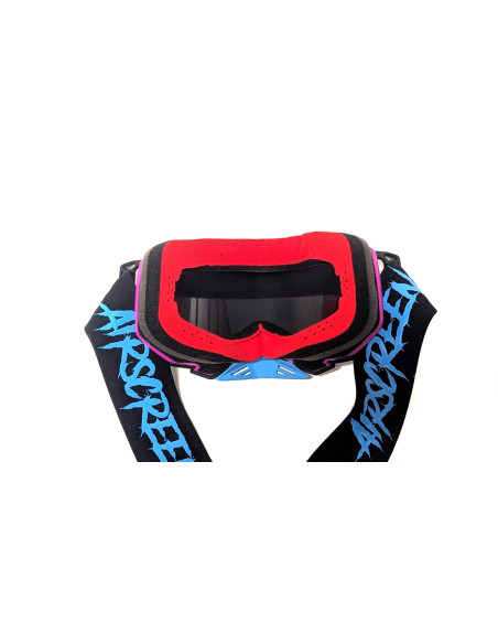 Masque AirScreen Aero EX 01 - Noir Rose Bleu cyan